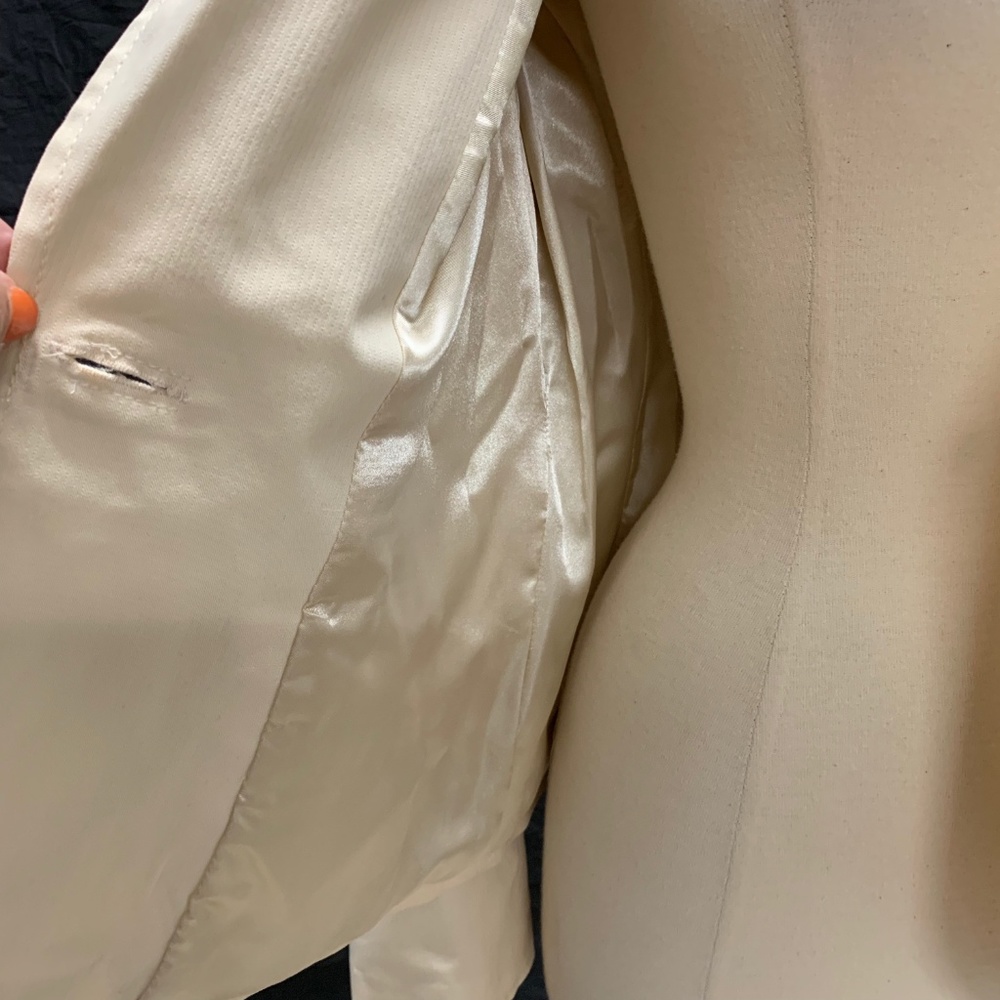 Gap Cotton Fully Lined Single Button Fitted Blazer - image 3